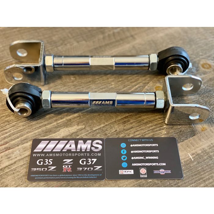 AMS 300ZX ADJUSTABLE REAR TRACTION CASTER ARMS