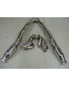 AMS 3" DOWN-PIPE AND 3"-2.5" RESONATED TEST-PIPE COMBO 